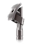 Side view of Groom Tool For Upright Vacuums That Makes Pet Hair Cleanup A Breeze With Fine Bristles Grabbing Loose Fur