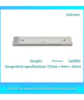 Pro Shop Grade Zero Steel Gauge Block Set Featuring One Five Hundred Three Hundreds And Three One Fifty Millimeter Calibration Gages, 175mm block.