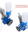 Portable Vacuum Pump For Cow Milking Machine 250 L Per Minute Workhorse Livestock Milking Equipment in blue and silver