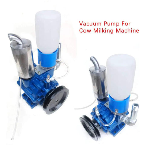 Portable Vacuum Pump For Cow Milking Machine 250 L Per Minute Workhorse Livestock Milking Equipment in blue and silver