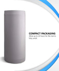 Ultimate 70 Inch Bedside Fall Mat For Elderly Safety rolled in compact packaging for easy transport and storage