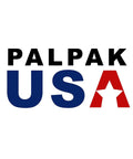 Logo of PalPak USA for Industrial Strength Stretch Film Dispenser Pallet Wrapper With Extended Handle For 14 To 20 Inch Rolls Back Saver