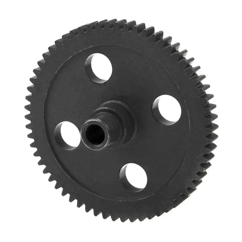 Beefy Metal Spur Diff Main Gear 62T And 17T Pinion Set for Center Reduction for WLtoys 12428 12423 1 to 12 RC Crawler Car