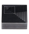 Leather Punch Tool Set With 12 Square Cutting Die Sizes From 5mm To 60mm For DIY Leather Crafting Alloy Steel Manual Hole Punch Kit