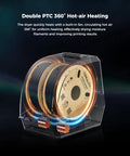 Space Pi Filament Dryer Plus for 1.75mm and 2.85mm PLA PETG ABS filaments with dual roll capacity and hot air heating