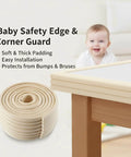 Keep The Kiddos Locked And Loaded With These Tough As Nails Baby Proof Corner Guards And Six Point Five Foot Self Adhesive Edge Protectors Made From Squishy High Density Nr Foam To Shield Sharp Couch Edges In Cool Black.