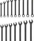 Jumbo Metric Combination Wrench Set, 16 Piece From 6 mm To 32 Mm, displayed with raised panel construction for strength.