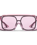 Front view of Anti Fog Safety Goggles For Men And Women With Blue Light Blocking UV Protection Dust Resistant Lenses Pink Frame