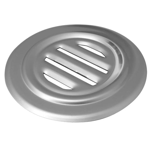 Satin Anodized Aluminum No-Draft Speak-Thru For Ticket Windows And Box Offices, Easy To Install, Drafts Gone, Theft-Proof Locking Device, 5-5/16 Inches, Lets Your Voice Through Clearly At The Window.