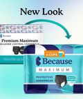 Heavy Absorbency Disposable Incontinence Underwear For Women Black XL All Day Dry Focus Maximum Protection For Postpartum Bladder Leaks