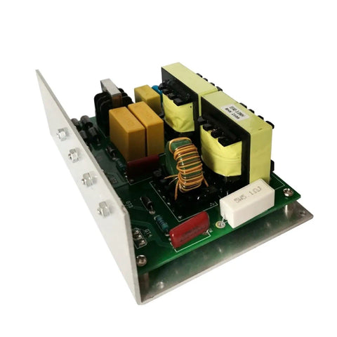 50W Ultrasonic Cleaner PCB Driver Board Kit With Ultrasonic Transducer For Precision Small Parts Cleaning, angled view