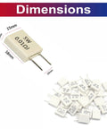 Ceramic Cement Resistor Kit 5W DIY Assortment Pack With 0.05 Ohm To 1 Ohm Values Includes 10 Types And 49 Pieces High Precision Tolerance