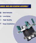Rear wheel bearing hub assembly for Mazda 3/5, high quality and easy installation, features low noise for a reliable ride.