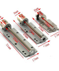 55.8mm Precision Screw Slide Stepper Linear Actuator 5V DC 2 Phase 4 Wire Long Travel metal components with measurements