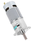 Solid 42GA775 DC Gear Motor 12V Low Speed Reversible CW CCW With All Metal Gears Overcurrent Protection for Automation And Robotics Builds, 42mm size.