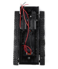 Top view of Lightweight Shock Absorbing Plastic Tank Chassis With 130 Motor, 3V-7V Power Range for DIY robot projects