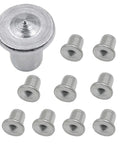 Dowel Pin Set For Woodworking And Furniture Making 10 Piece Center Alignment Pins In 6Mm 8Mm 10Mm And 12Mm Steel Dowel