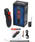 6 Channel 2.4G RC Boat Transmitter With Color Screen Remote Controller And F06A Receiver Ergonomic One Handed Grip PWM Compatible Throttle Speed Limit Brake Fail Safe DS600 Pro Grade Upgrade For Newbies box and components display