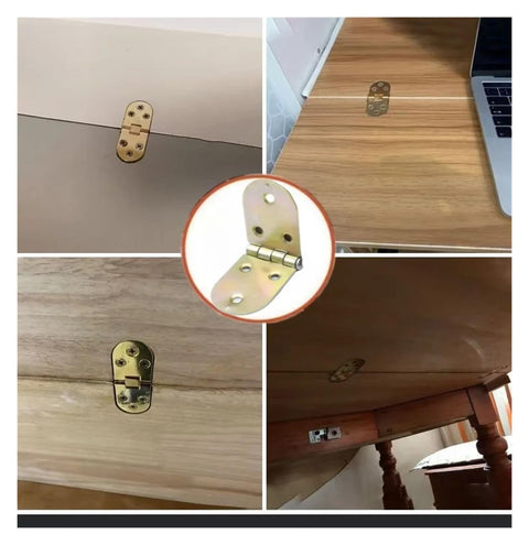 Embedded Flip Hinge Kit For Cabinets And Drawers, Four Piece No Fuss Kit With 180 Degree Opening, Ultra Slim Flush Mount in use