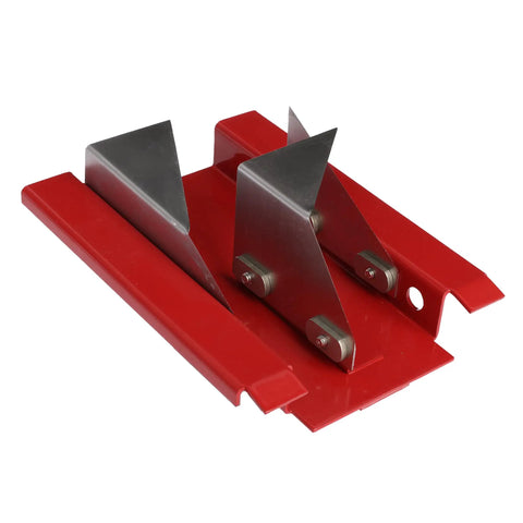 Heavy Duty 1.5 Inch Duct Board Cut Off Tool With Heat Treated Stainless Steel Blades And Steel Sled Frame Built Like A Tank To Slice Fiberglass Straight Through For Pro Hvac Crews Wanting Clean Squared Seals Without The Fray