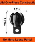 1.2-inch 6-blade cutter head for Auto-Feed Electric Drain Snake Auger, solid one-piece design for clog removal.