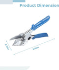 Adjustable Angle Miter Shear With SK5 Cutting Head Delivers Sharp Clean 45 To 135 Degree Cuts Large 1.97 Inch Opening