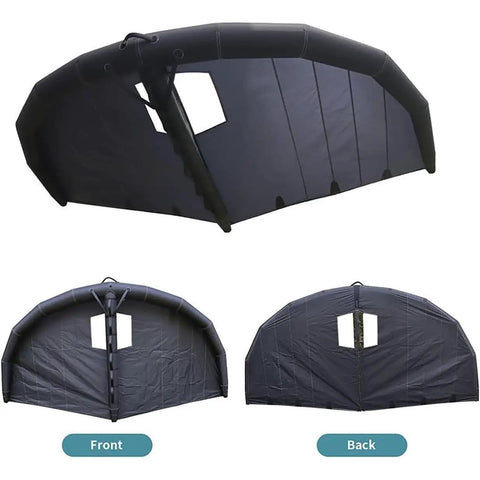 Inflatable Foil Wing Kite for Wind Wing Foiling and Kitesurfing, Lightweight Ultra Durable Surf Wing with Clear View Window Design