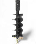 Heavy Duty Earth Auger Workhorse With 36 Inch Shaft, 2 Inch Hex Drive And 9 Inch Diameter, Interchangeable Standard Edges