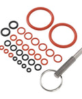 High Quality Silicone Maintenance Repair Kit For Coffee Brewing Machines Ensuring Strong Seal Against All Leaking Problems Saving Time And Money Keeping Kitchen Appliances Safe From Water Stains And Hassles For Real People Gonna Love The Results. silicone O-rings with metal tool