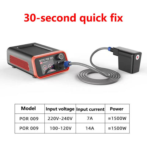 Pro Grade 1500W Induction Dent Repair Tool For Paintless Dents And Hail Damage, fast repair hot box machine, model POR 009