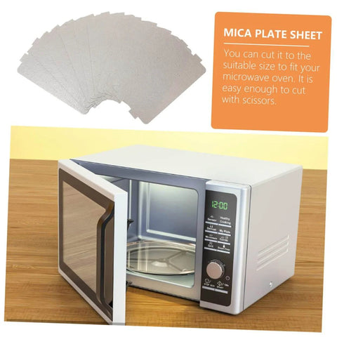 Six Pack Microwave Mica Sheets Waveguide Cover Heat Resistant Insulation Pads For Ovens Easy Cut Mica Plate Replacement