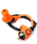 Igniter CDI Box And Ignition Coil Kit For FourTrax 300 TRX300FW ATV 1998 1999 2000 2x4 4x4 Beefed Up Spark Power Orange CDI Box