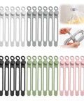 Silicone Cable Organizer Ties For Quick Bundling And Tidy Wires, Reusable Data Cable Management Set, flexible black, grey, green, pink