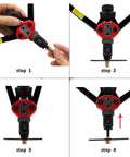 Assembly instructions of a 16 Inch Hand Blind Rivet Nut Setter Kit With 10 Mandrels For 110 Thread Inserts Heavy Duty Tool Set For Metal Panels
