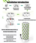 Installation guide for Vertical Hydroponics Tower Kit For Indoor And Outdoor Gardens, Space Saving Home Farm System.