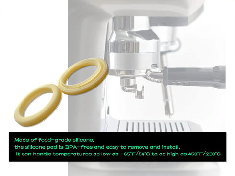 54mm Silicone Steam Ring For Espresso Grouphead Gasket Replacement Fits Breville And Sage Espresso Machines 870 878 880 860 840 810 500 450 No BPA Durable Seal Easy Install 2 Pack