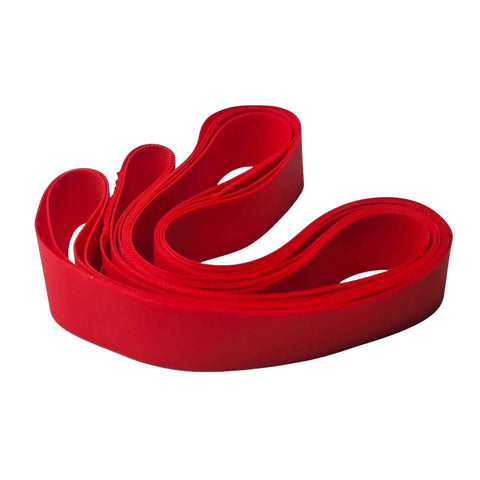 2 Pack 26 Inch Red Bicycle Rim Strip Tape With Nylon Inner Tube Protection Liner for Mountain and Road Bikes Puncture Resistant