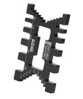 Hella Precise CNC Machined Aluminum Alloy Dovetail Jig Caliper For Woodworking Workbench Setup showing dual ruler scales.
