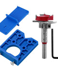 All In One 35mm Forstner Drill Bit And Hinge Jig Set With Door Hinge Hole Template Locator For Concealed Cabinet Hinges