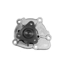 Top view of engine water pump for GM and most non GM vehicles all makes water pump with coated seals for longevity heat treated shaft.