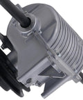 Beefed Up Transmission Assembly For Toro Timemaster 30 Inch Mowers Replacement Replaces 131-9665 120-5211 127-0656 130-2388 130-6670 With Pulley Included Heavy Duty Gearbox Upgrade, gray metal gearbox with pulley