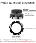 8 Notch Bottom Bracket Lockring Tool 43mm Outer Diameter for Shimano Octalink, ISIS Drive, Bosch motors shown with specifications