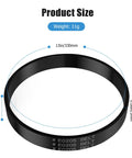 Durable E0205 Replacement Vacuum Belt For PowerSpeed Lightweight Vacuums 2 Pack with dimensions and weight details.