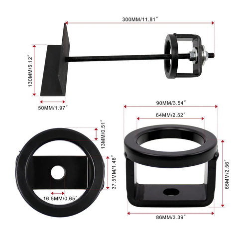 Diagram of Clutch Compression Tool CCT510 For Polaris Kawasaki Yamaha Arctic Cat And More ATV UTV Snowmobile Replacement