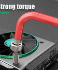 Check Out This Sick Extra Long Ball End Allen Wrench Set Covering 1.5 To 10mm Metric Hex Keys With S2 Steel Tough Build For Biking Auto Repair And Deep Hole Diy Projects That Get You Out Of Any Tight Spot Easily With Precision Colors. Ball end hex key on fan screw, S2 steel, for deep access