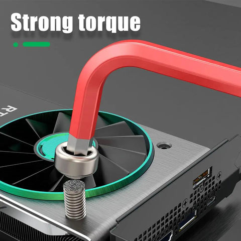 Check Out This Sick Extra Long Ball End Allen Wrench Set Covering 1.5 To 10mm Metric Hex Keys With S2 Steel Tough Build For Biking Auto Repair And Deep Hole Diy Projects That Get You Out Of Any Tight Spot Easily With Precision Colors. Ball end hex key on fan screw, S2 steel, for deep access