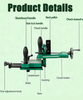 Detailed view of Heavy Duty Table Saw Tenoning Jig Built Rock Solid For Accurate Mortise Cutting And Fast Grip Setup.