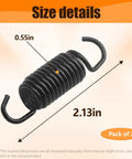 Heavy Duty Gear Extension and Tension Spring Set for Cub Cadet Zero Turn Mowers 51833 dimensions 2.13in x 0.55in
