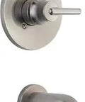 Monitor 14 Series Tub And Shower Trim T14159-SS Stainless, Single Function Pressure Balance Cartridge, Metal Lever Handle