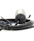 Top Notch Inductive Proximity Switch Speed Sensor For Motion And Rotation Detection, 0 To 10mm Sensing Range, DC To AC 24 To 240V, 2 Wire, 30mm Housing, Industrial Automation Proximity Sensor For High Speed Machines, silver cylindrical sensor with cable